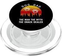 Dog Dad The Man The Myth The Snack Dealer - Amoureux des Chiens PopSockets PopGrip pour MagSafe
