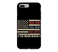 Dog Dad The Man The Myth The Snack Dealer Drapeau américain Coque pour iPhone 7 Plus/8 Plus