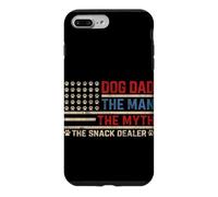 Dog Dad The Man The Myth The Snack Dealer Drapeau américain Coque pour iPhone 7 Plus/8 Plus