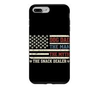 Dog Dad The Man The Myth The Snack Dealer Drapeau américain Coque pour iPhone 7 Plus/8 Plus
