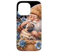 Dog Daddy Gnome Floral Graphic For Pug Grandma Who Love Pugs Coque pour iPhone 14 Pro Max