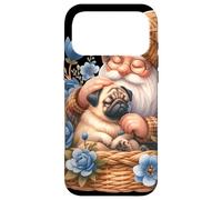 Dog Daddy GNOME Floral Graphic for Pug Grandma Who Love Pugs Coque pour iPhone 17 Pro Max