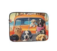 Dog Days of Summer Sacoche pour ordinateur portable 13 pouces TSA Housse de protection antichoc résistante à l'eau pour ordinateur portable Sac à main pour homme et femme