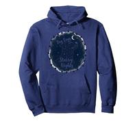 Dog Days Starry Nights Celestial Canine Sweat à Capuche, Unisexe pour Adultes, Bleu Marine, M