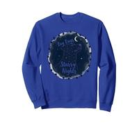 Dog Days Starry Nights Celestial Canine Sweatshirt, Unisexe pour Adultes, Bleu Royal, XL