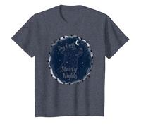 Dog Days Starry Nights Celestial Canine T-Shirt, Enfant, Bleu Chiné, 3 Ans