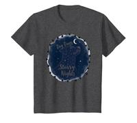 Dog Days Starry Nights Celestial Canine T-Shirt, Enfant, Chiné Foncé, 12 Ans