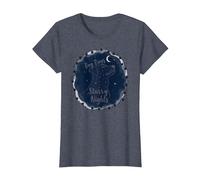 Dog Days Starry Nights Celestial Canine T-Shirt, Femme, Bleu Chiné, M
