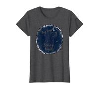Dog Days Starry Nights Celestial Canine T-Shirt, Femme, Chiné Foncé, L