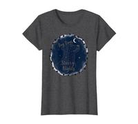 Dog Days Starry Nights Celestial Canine T-Shirt, Femme, Chiné Foncé, M