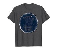 Dog Days Starry Nights Celestial Canine T-Shirt, Homme, Chiné Foncé, 3XL