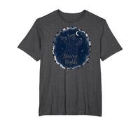 Dog Days Starry Nights Celestial Canine T-Shirt, Homme Grandes Tailles, Chiné Foncé, 3X Tall