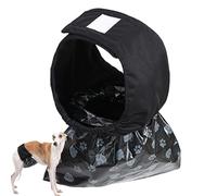 Dog Diapers, Small Male Puppy Training Pads, Adjustable Leak-Proof Wraps, Replacement Trash Bags, Soft Reusable Design for Travel, Home, Apartment, Car, Walking Use, Black