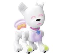 Dog-E Lansay Robot Chien Interactif pour Enfants dès 6 Ans - Personnalisable Via Application - Réactions Sonores et Visuelles comme Un Vrai Chien - Jouet Éducatif et Amusant