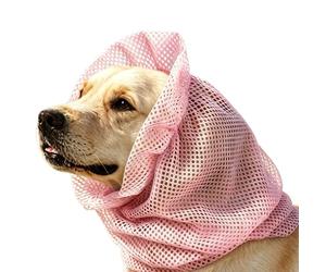 Dog Ear Cover - Pet Head Net Protector for Outdoor Activities | Soft Stretch Ear Protection Sleeve with Puppies Dogs, Lightweight Comfort Accessory for Hiking Walking Camping Travel Grooming, 30x40cm