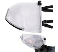 Dog Face Cover, Mesh Protector, 11.81x8.27x7.87 inches Portable Zippered Design and Breathable Net Feature, Pet Gear for Head Safety, Beach, Climbing, Adventures, Hunting, Dachshunds, Thorns Use