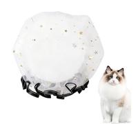 Dog Face Mesh Net Breathable Adjustable No Eat Anti Scavenging Muzzle with Quick Release for Dogs, Lightweight Summer Pet Safety Muzzle for Outdoor Walking Park Street Social Activities Use