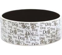 DOG FANTASY Bol en céramique imprimé chien 1,4 l 20 × 7,5 cm