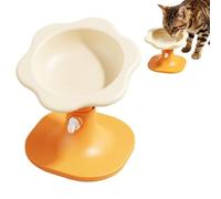 Dog Feeding Bowl - Raised Adjustable Height Flower Shaped Pet Bowl, Elevated Cat Dog Feeding Bowls, Non Slip Raised Food and Waterer for Small Medium Large Puppy Kitten Home Indoor