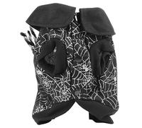 Dog Festive Shirt | Cute Spider Design for Puppies | Breathable Polyester Costume for Holiday/Theme Parties/Photo Shoots | Simple to Put on with Button Closure