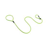 Dog & Field Signature Laisse pour chien, vert citron, légère de 1,25 m, avec bouchon coulissant en caoutchouc pour le dressage, pas besoin de collier ou de harnais (vert citron)