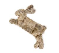Dog & Field Sucette d'entraînement en fausse fourrure de lièvre - Sucette réaliste en fausse fourrure de lièvre - Poids de 2,3 kg - Corps flexible et membres souples - Entraînement pour chiens et