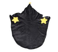 Dog Fleece Cape | Warm Flannel Cloak Coat for Small Dogs & Cats | Soft Velveteen Lining for Winter Cold Weather | Easy Fit Pet Cape for Daily Use/Parties/Outdoor (M)