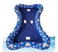 Dog Floats, Inflatable Swimming Toy, Water Mat with Sturdy Air-Filled Design, Floating Pet Lounger, Pool Float for Swimming, Lake, Beach, Bathtub, Outdoor Fun, 57.48x37.4 inches