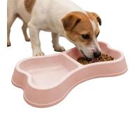 Dog Food Bowl, Water Feeding Dish, Non Slip Pet Bowl, 2 in 1 Widened Base Double for Puppy Kitten Small Medium Large Dogs Indoor Outdoor Travel Crate Kennel Use Durable