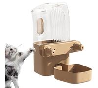 Dog Food Dispenser for Cage, Automatic Food Bowl Water Bottle, Pet Supplies for Large Crate, 12.2x12.2x7.09 inches, Puppy and Cat Feeder Dish Dispenser