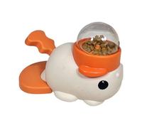 Dog Food Dispenser Toy, Fish Shape Interactive Dog Feeder, Fun Cognitive Game for Mental Stimulation, Teething, Training, Enrichment, Boredom Relieves, Indoor and Outdoor Feeding, Engaging Pet Puzzle