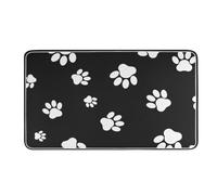 Dog Food Mat 50x30cm Non-Slip Absorbent Quick Dry Dish Pad Drinking