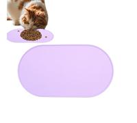 Dog Food Mat, Pet Feeding Carpet, Spill-Proof Bowl, Waterproof Pad for Pets, Non-Slip Food Tray (21.26x11.42x0.39 inches), Ideal for Indoor and Outdoor Use