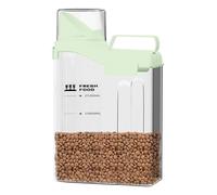 Dog Food Storage Container - 2 800 ml Airtight Food Bin with Secure Locking Lid | Large Dog Fo0d Dispenser Box for Dry Kibble Flour Storage | Sealed Pet Organizer for Kitchen Balcony Pantry Area