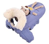 Dog Full-Body Winter Thermal Lined Bright Colors Windproof Design for Snow Hiking Adventures Candy Color Dog Winter Coat