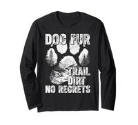 Dog Fur Trail Dirt No Regrets Canicross Trekkng Randonnée Chien Manche Longue