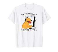 Dog Gamer sur Internet, Personne ne Sait Que Vous êtes Un Chien T-Shirt