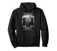 Dog Gang in Hoodies Smoking We Just Wanna Talk Judas Sweat à Capuche