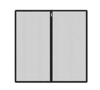 Dog Gate Indoor - No Drilling Mesh Barrier | No Drill Mesh Safety Gate for Dogs, Cats & Children, Doorway Pet Barrier for Porch, Hallway, Kitchen, Balcony, Fireplace, Bathroom & Basement