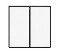 Dog Gate Indoor - No Drilling Mesh Barrier | No Drill Mesh Safety Gate for Dogs, Cats & Children, Doorway Pet Barrier for Porch, Hallway, Kitchen, Balcony, Fireplace, Bathroom & Basement