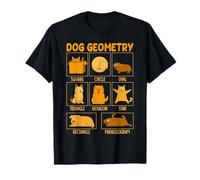 Dog Geometry Math Teacher Back to School STEM Humor T-Shirt