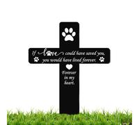 Dog Grave Marker, Pet Grave Marker Cat - Porte Criminelle pour la Tête de Chiens Acrylique - Décor de Jardin, Ornements de Pelouse Pierre tombale pour Animaux de compagnie, Panneau du cimetière pour