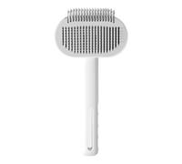 Dog Grooming Brush - Adjustable Teeth Shedding Dog Hair Brush Cat Comb, Dematting Pet Grooming Tool, Bathing Cleaning Brushes for Small Medium Large Breed Dogs Cats Home Use 8.07x3.93 Inch