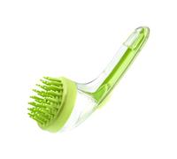 Dog Grooming Brush, Cat Bath Scrubber, 7.09x2.76x2.95 Inches, Travel Friendly Design Comfortable Built in Soap Dispenser Silicone, Washing Tool for Beach, Pools and Pet Cleaning