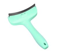 Dog Grooming Brush, Shedding Tool, Detangling Rake, Double Action De Shedding Massaging Grip Handle Ideal for Pets Bathing Styling and Home Use, 4,13 x 5,91 pouces