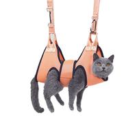 Dog Grooming Hammock, Ergonomic Nail Cutting Harness, 17.72x14.76in Pet Bathing Assistance, Comfortable Claw Care Design, Authentic Adjustable for Home, Veterinary Clinic, Grooming