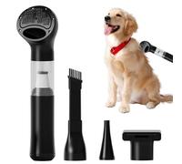 Dog Grooming Vacuum - Quiet Wireless Handheld Portable Cleaner, Pet Hair Vacuum, Cordless Remover for Car Home | Compact Pet Hair Vacuumm for Offices Litter Vehicle Truck Dashboard | Lightweight Groom