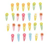 Dog Hair Clips Plastic Multicolor Flower Pet Barrettes for Dogs Puppy Pets 27 Pcs Safe Durable Lightweight Easy to Wear Everyday Use Show Parties