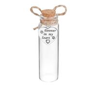 Dog Hair Memorial Keepsake - Glass Storage Bottle For Cat Whisker Ashes