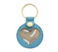 Dog Hair Pendant, Heart Shaped Keychain, Keepsake Keyring with Dog Hairs Storage, Memorial Keychain with Cute Design, Accessory Tool, Dogs Hair Keychains for Purse Backpack Bag Collection Use